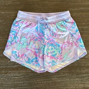 All in Motion Girls Med 7/8 Purple shorts